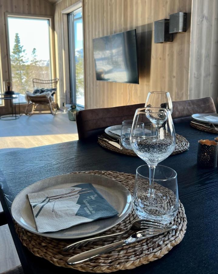 Brand New Cabin On The Sunny Side Of Gaustatoppen With A Great View Tuddal Buitenkant foto