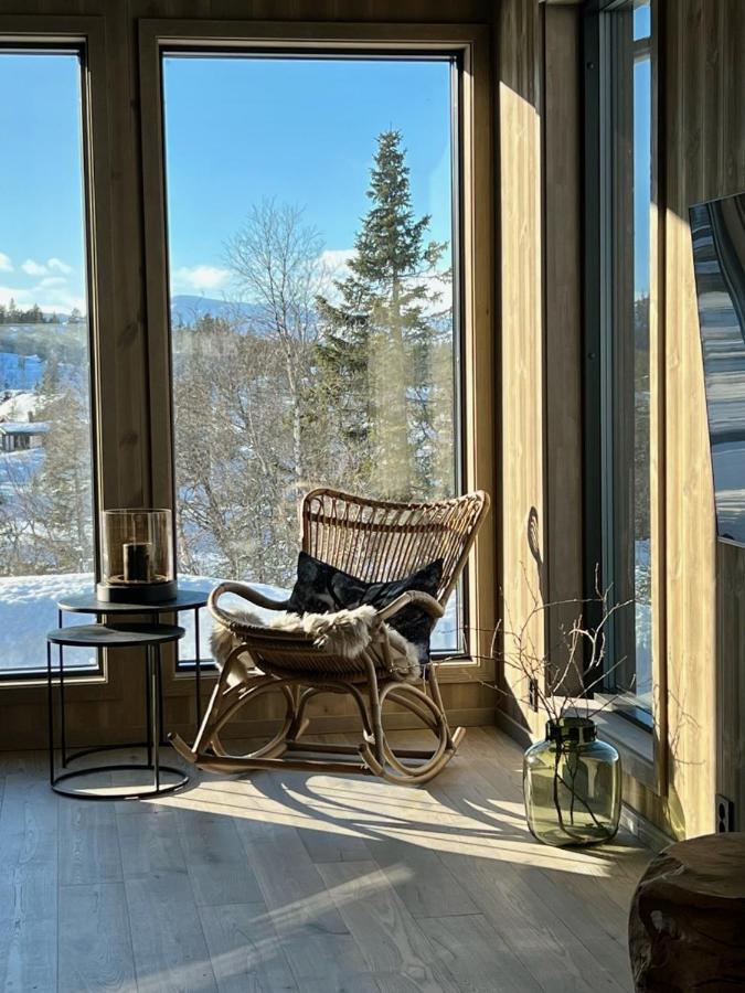 Brand New Cabin On The Sunny Side Of Gaustatoppen With A Great View Tuddal Buitenkant foto