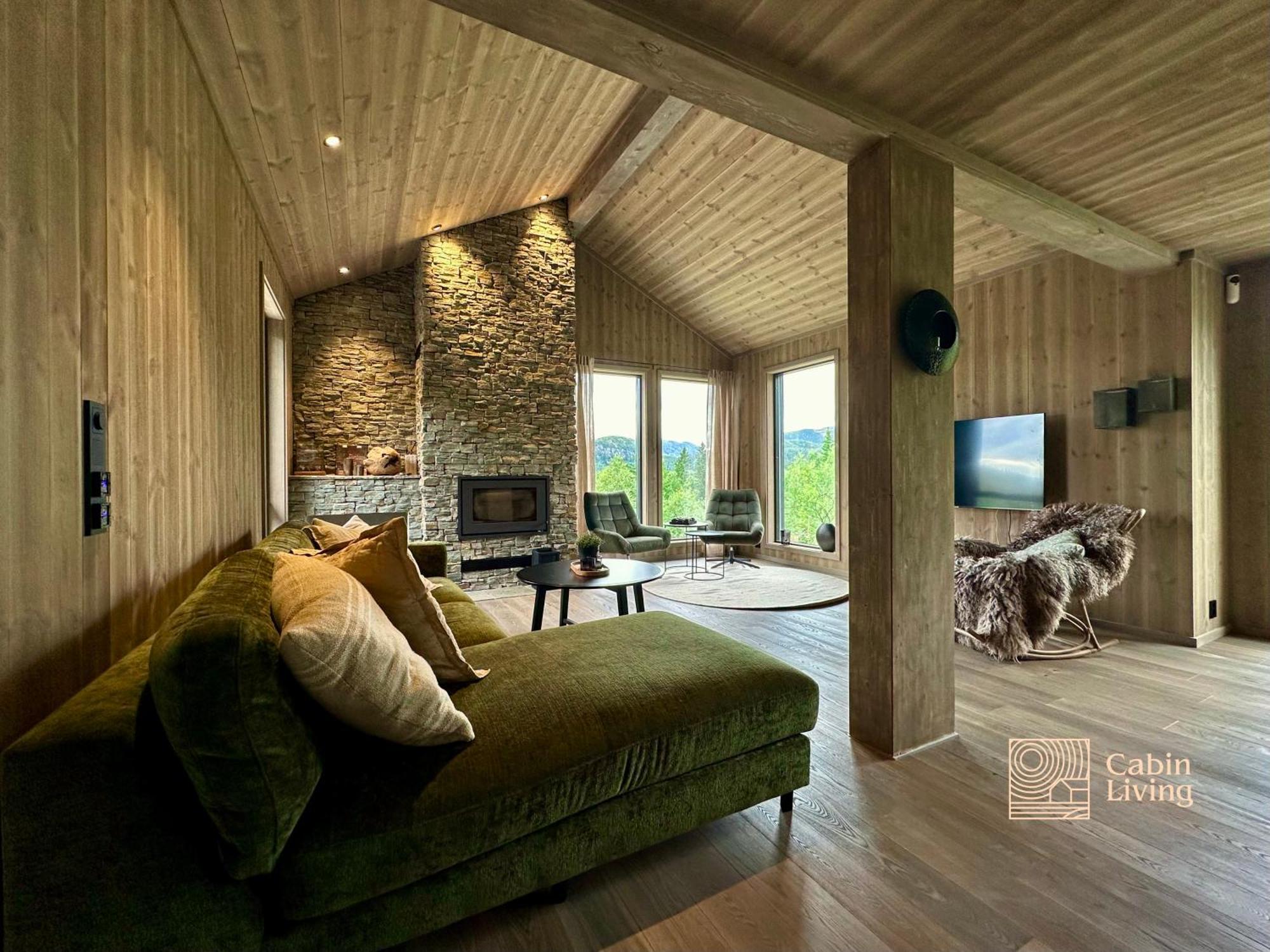 Brand New Cabin On The Sunny Side Of Gaustatoppen With A Great View Tuddal Buitenkant foto
