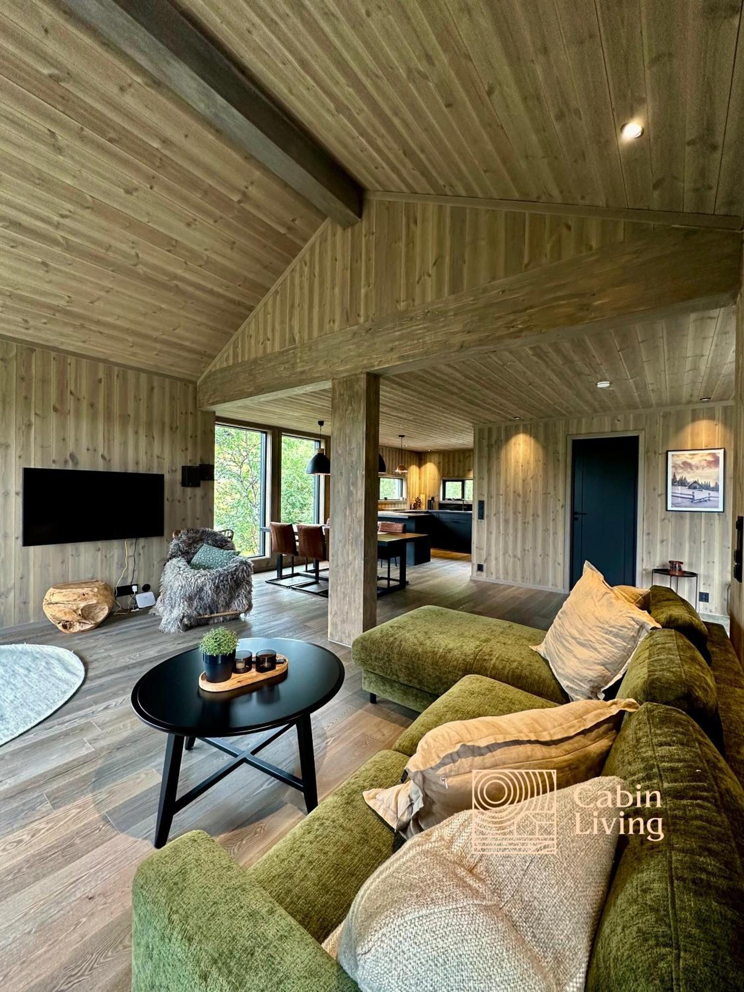 Brand New Cabin On The Sunny Side Of Gaustatoppen With A Great View Tuddal Buitenkant foto