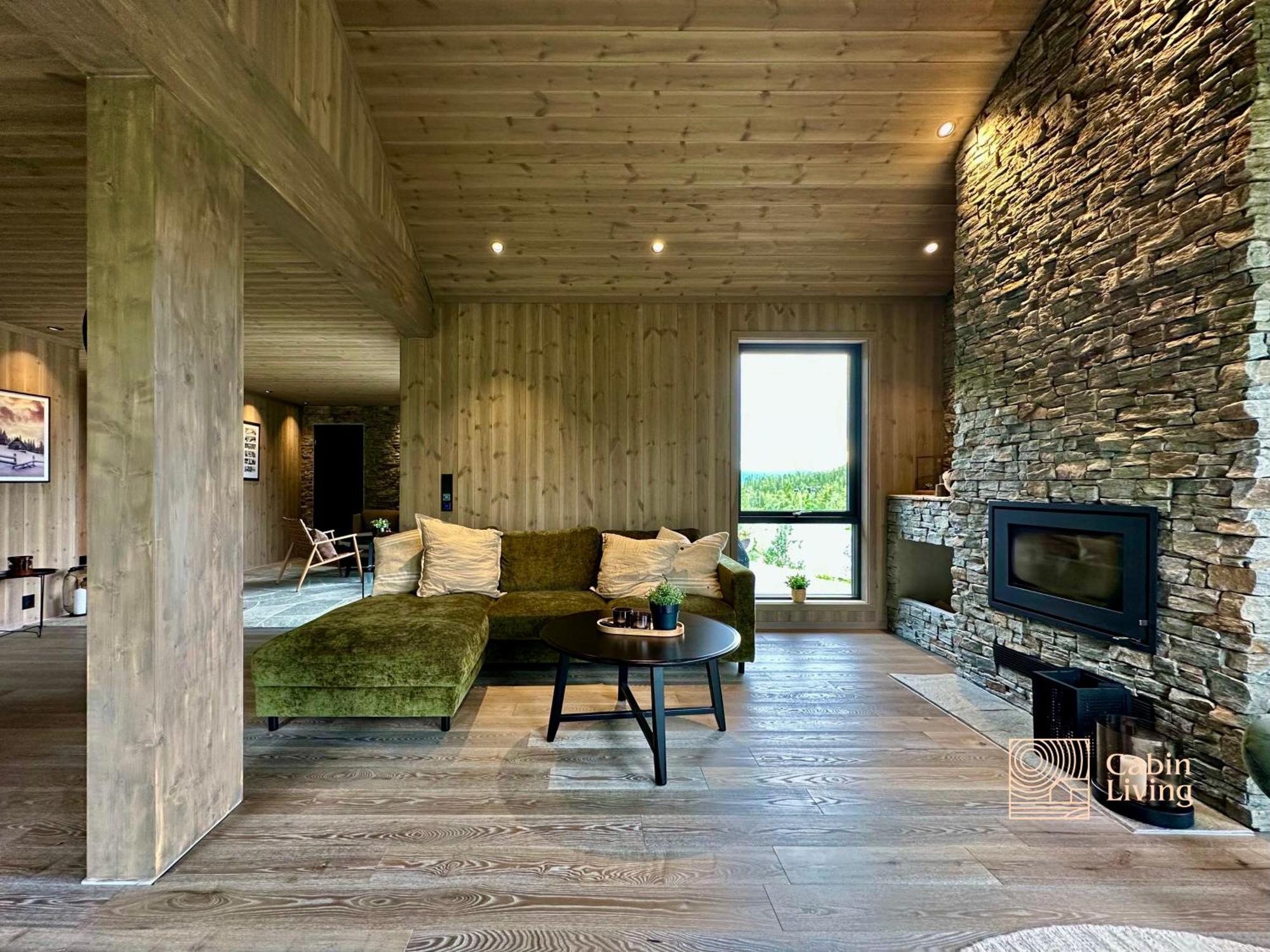 Brand New Cabin On The Sunny Side Of Gaustatoppen With A Great View Tuddal Buitenkant foto