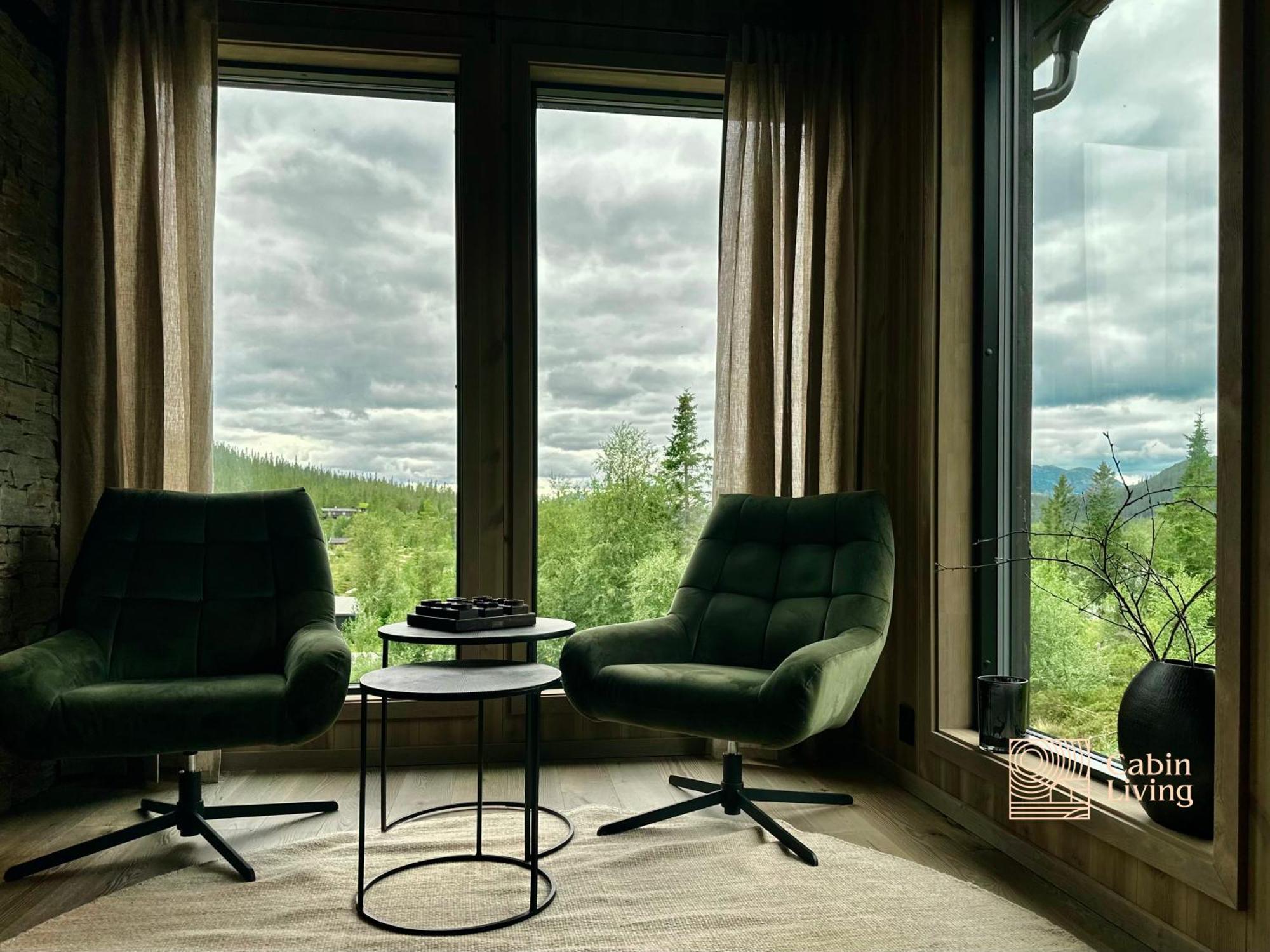 Brand New Cabin On The Sunny Side Of Gaustatoppen With A Great View Tuddal Buitenkant foto