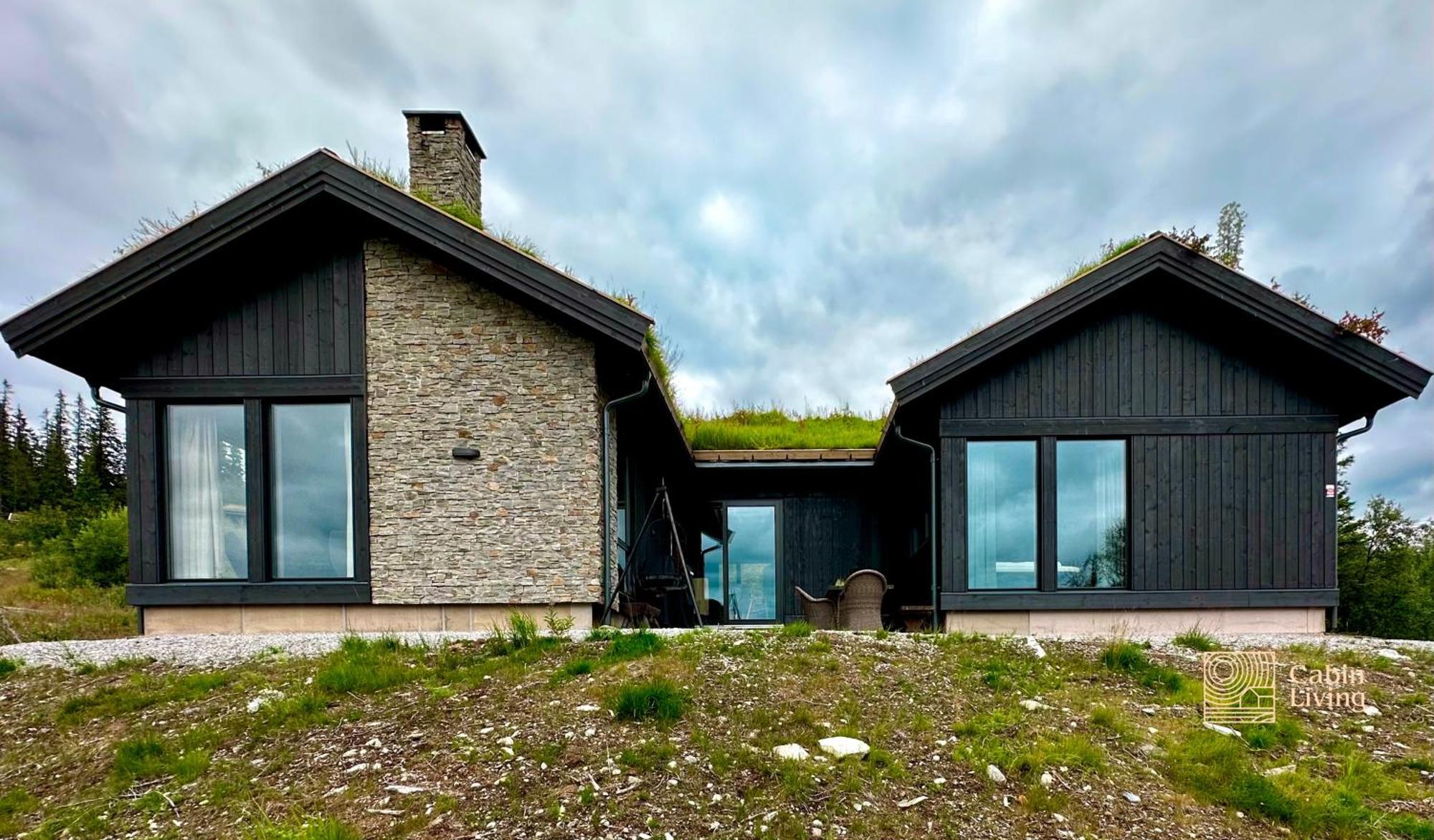 Brand New Cabin On The Sunny Side Of Gaustatoppen With A Great View Tuddal Buitenkant foto