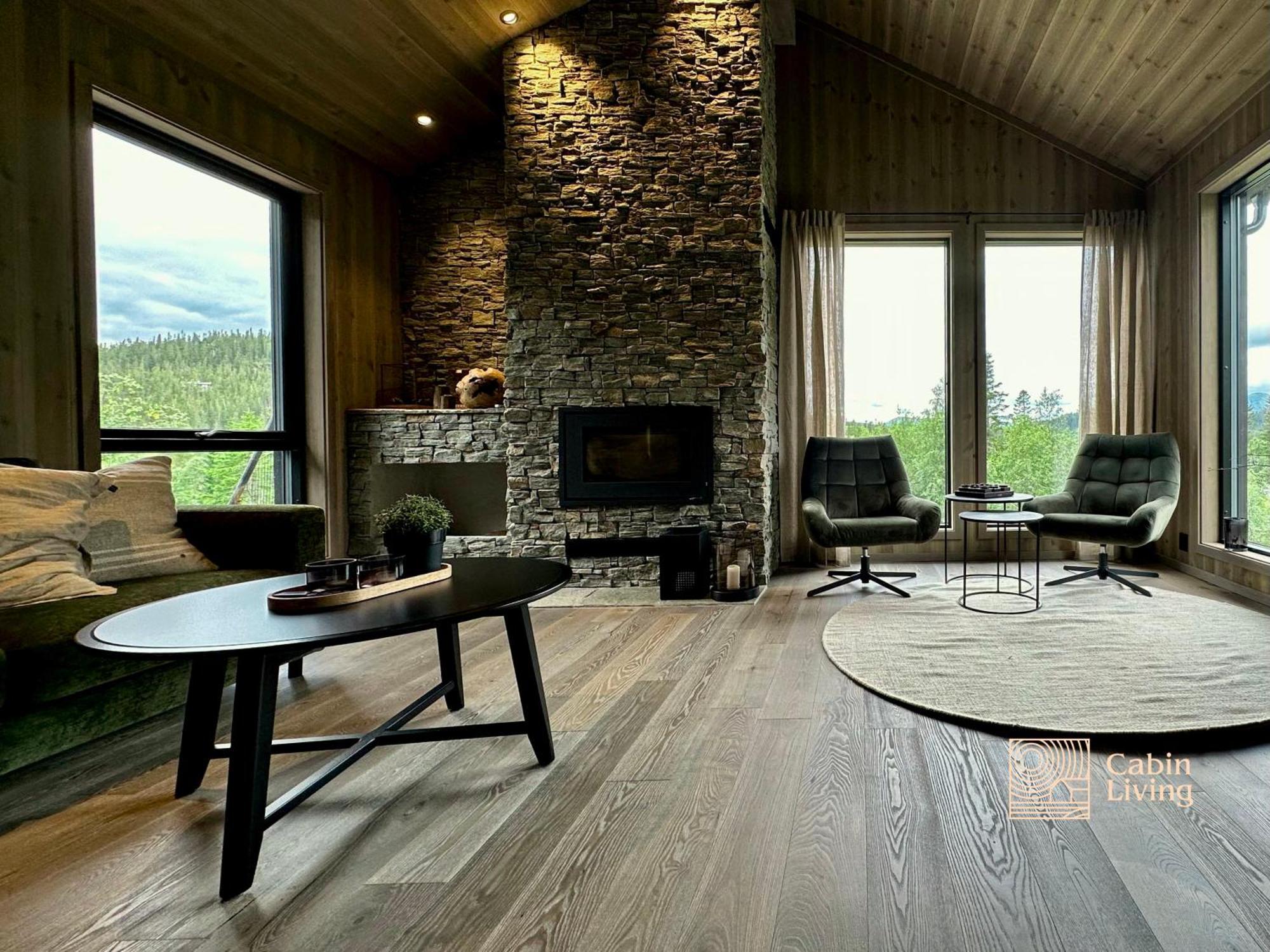 Brand New Cabin On The Sunny Side Of Gaustatoppen With A Great View Tuddal Buitenkant foto